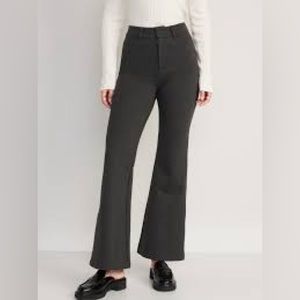 New With Tags Extra High-Waisted Stevie Trouser Flare Pants Heather Grey Size 20